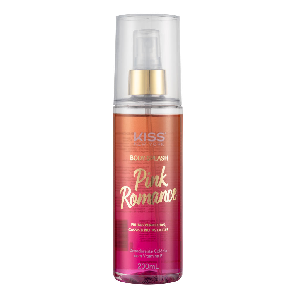 Body Splash Pink Romance  Kiss New York 200ml