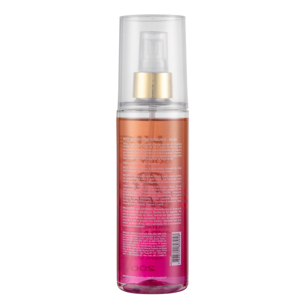 Body Splash Pink Romance  Kiss New York 200ml