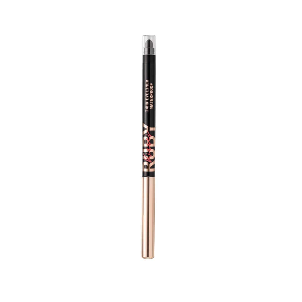 Lápis Retrátil em Gel à Prova D'água  Ruby Kisses Preto