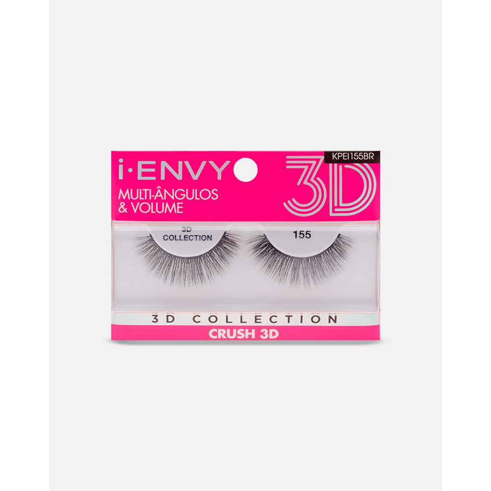 Cílios Postiços 3d Collection Ienvy Crush 155  Kiss New York
