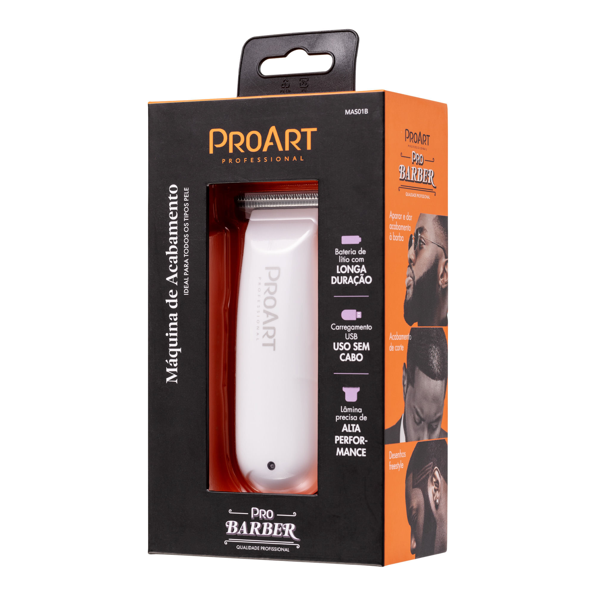 Máquina de Acabamento Profissional Mini Bivolt   ProArt Branco