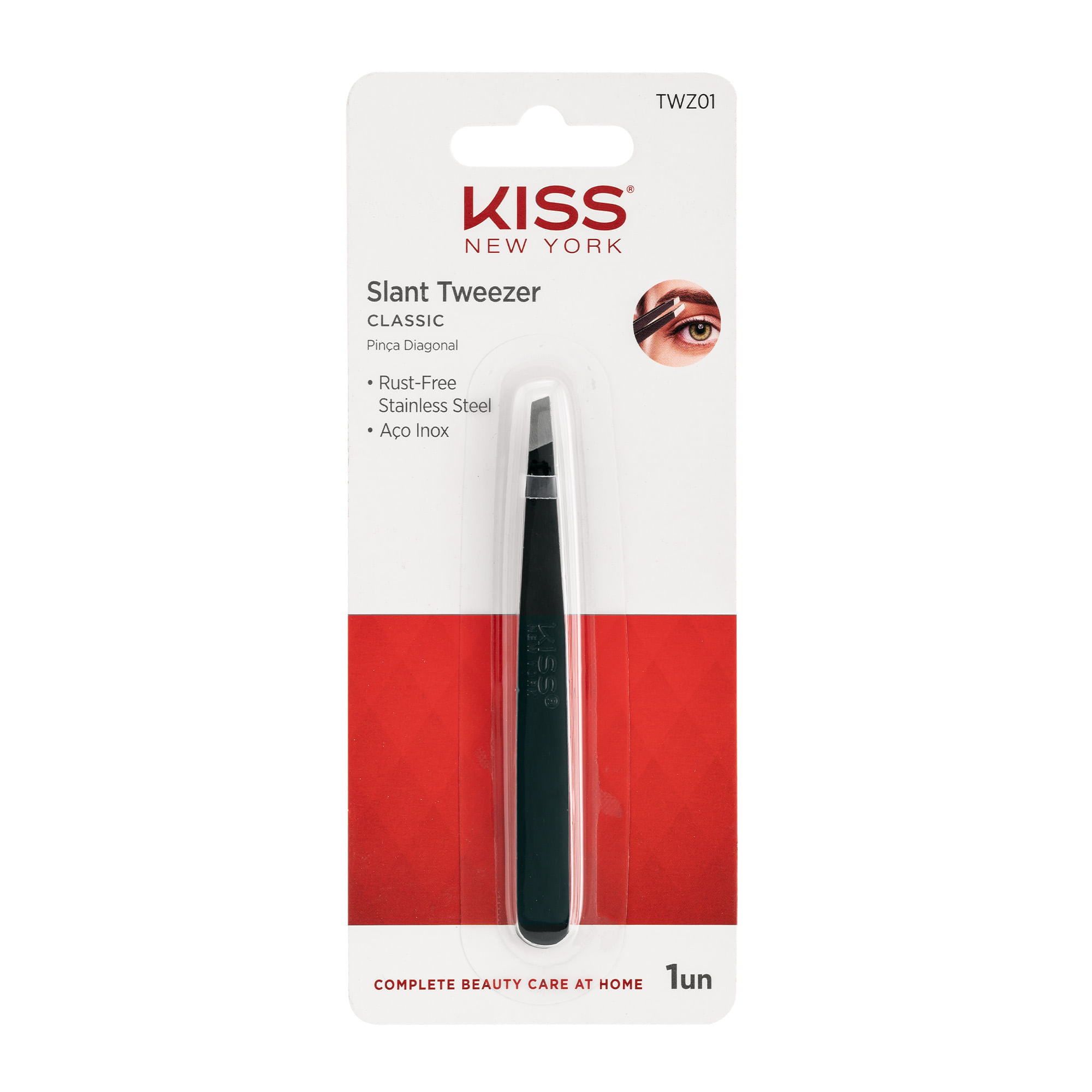 Pinça Ponta Diagonal Classic  Kiss New York