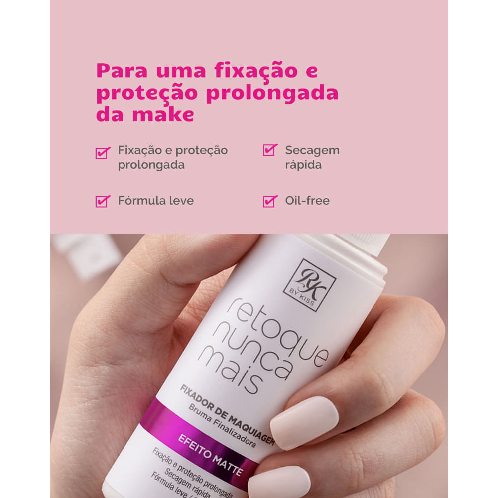 Bruma Fixadora Retoque Nunca Mais  Ruby Kisses