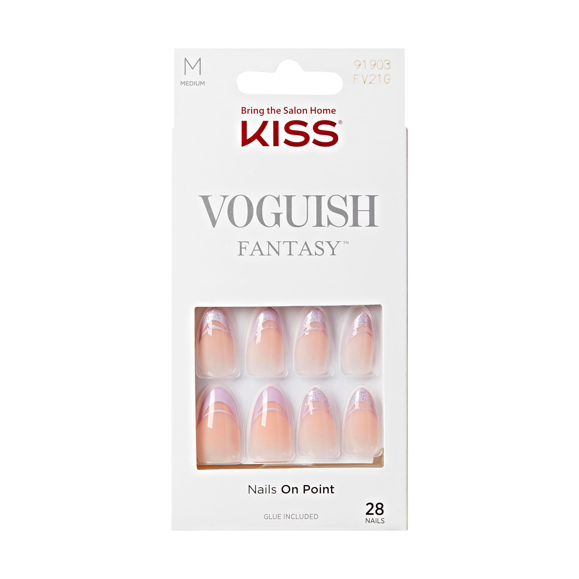 Unha Postiça Voguish Fantasy Fairy Tale  Kiss New York Nude