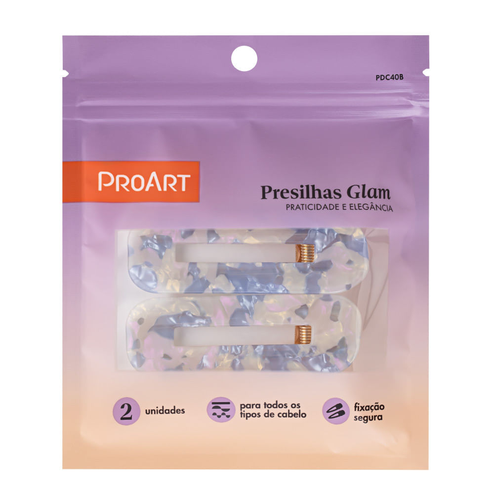 Presilhas Glam  ProArt Azul