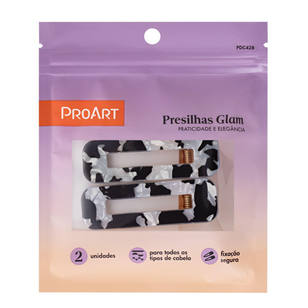 Presilhas Glam  ProArt Preto