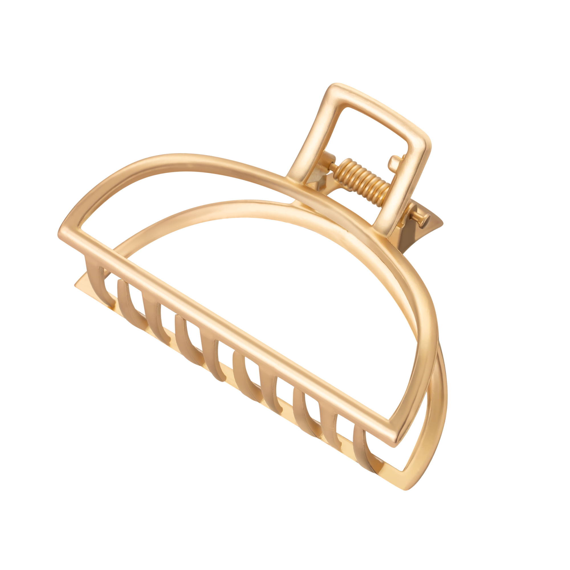 Piranha De Cabelo Gold Meia Lua  Proart Dourado