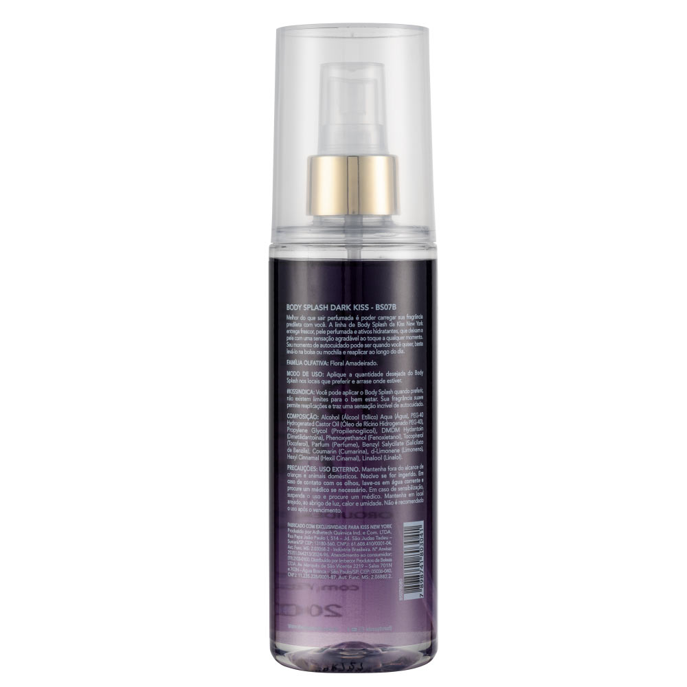 Body Splash Dark Kiss  Kiss New York 200ml