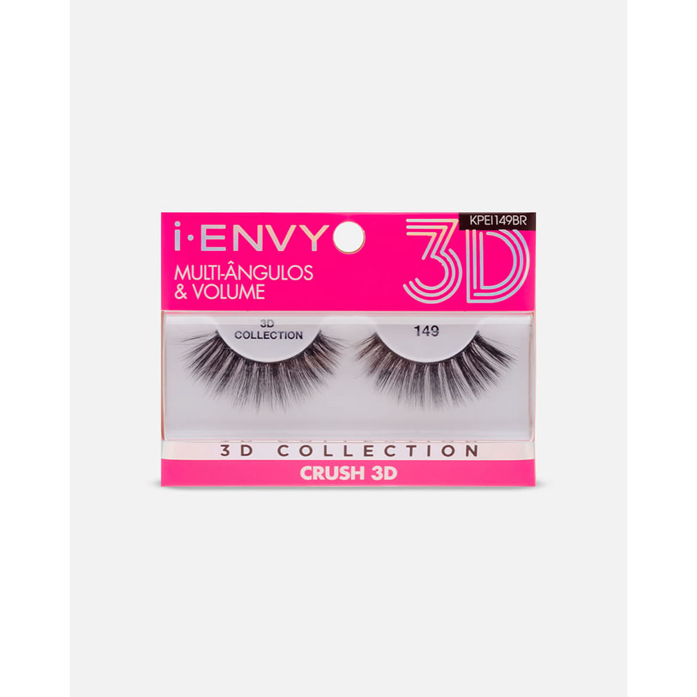 Cílios Postiços 3D Collection iEnvy Crush 149  Kiss New York