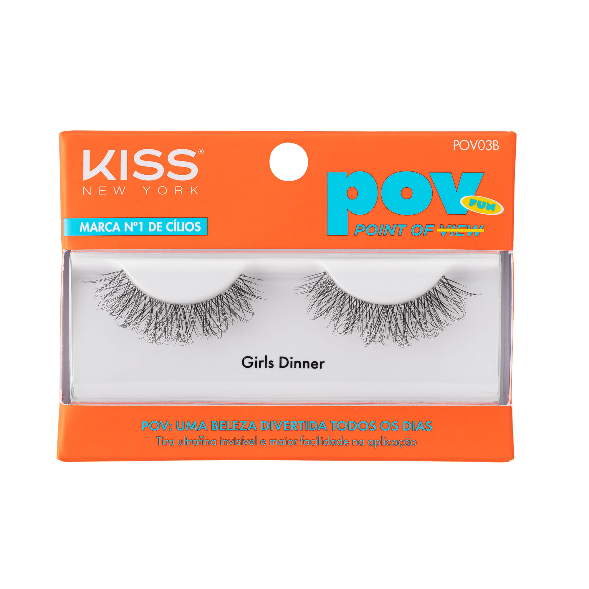 Cílios Postiços Pov 03  Kiss New York