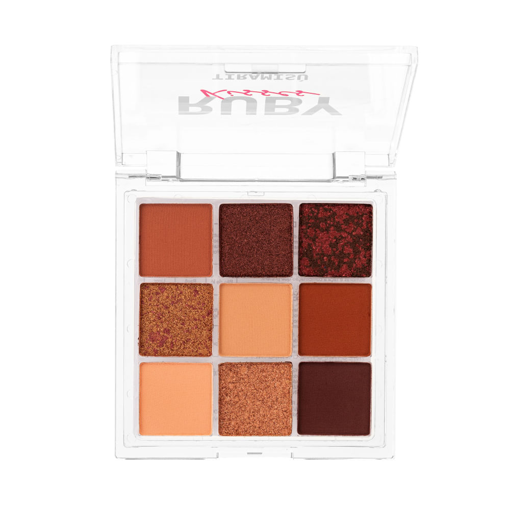 Paleta de Sombras Sweets Collection Tiramisu  Ruby Kisses Bivolt Única