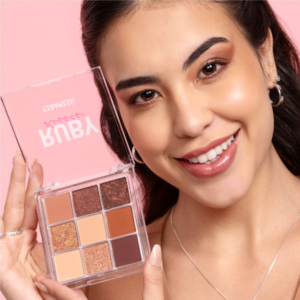 Paleta de Sombras Sweets Collection Tiramisu  Ruby Kisses Bivolt Única