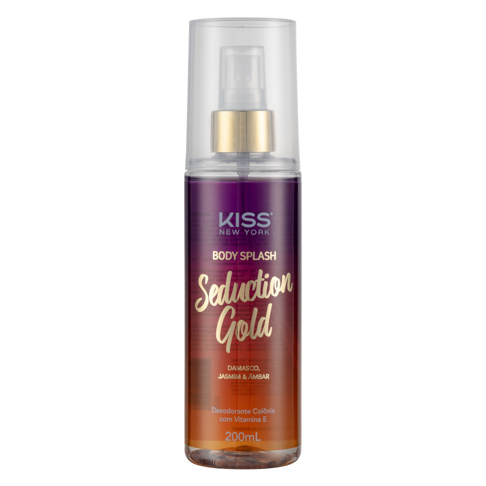 Body Splash Seduction Gold  Kiss New York 200ml