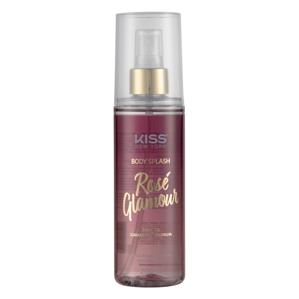 Body Splash Rose Glamour  Kiss New York Rose Glamour