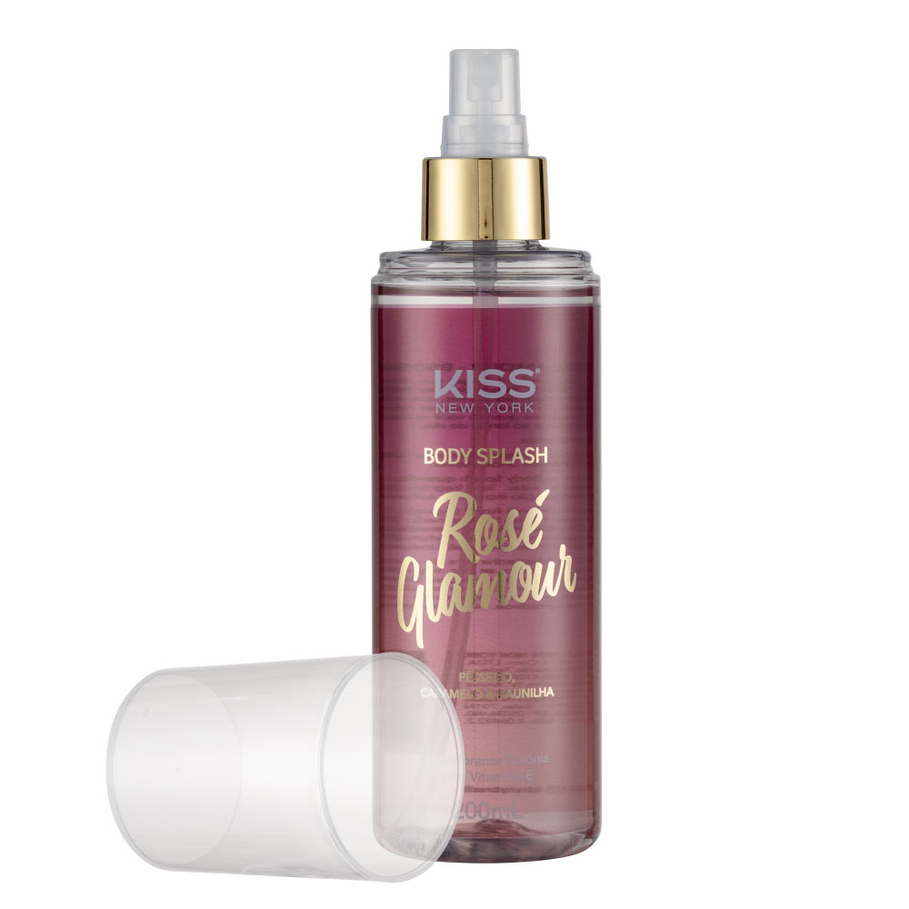 Body Splash Rose Glamour  Kiss New York Rose Glamour