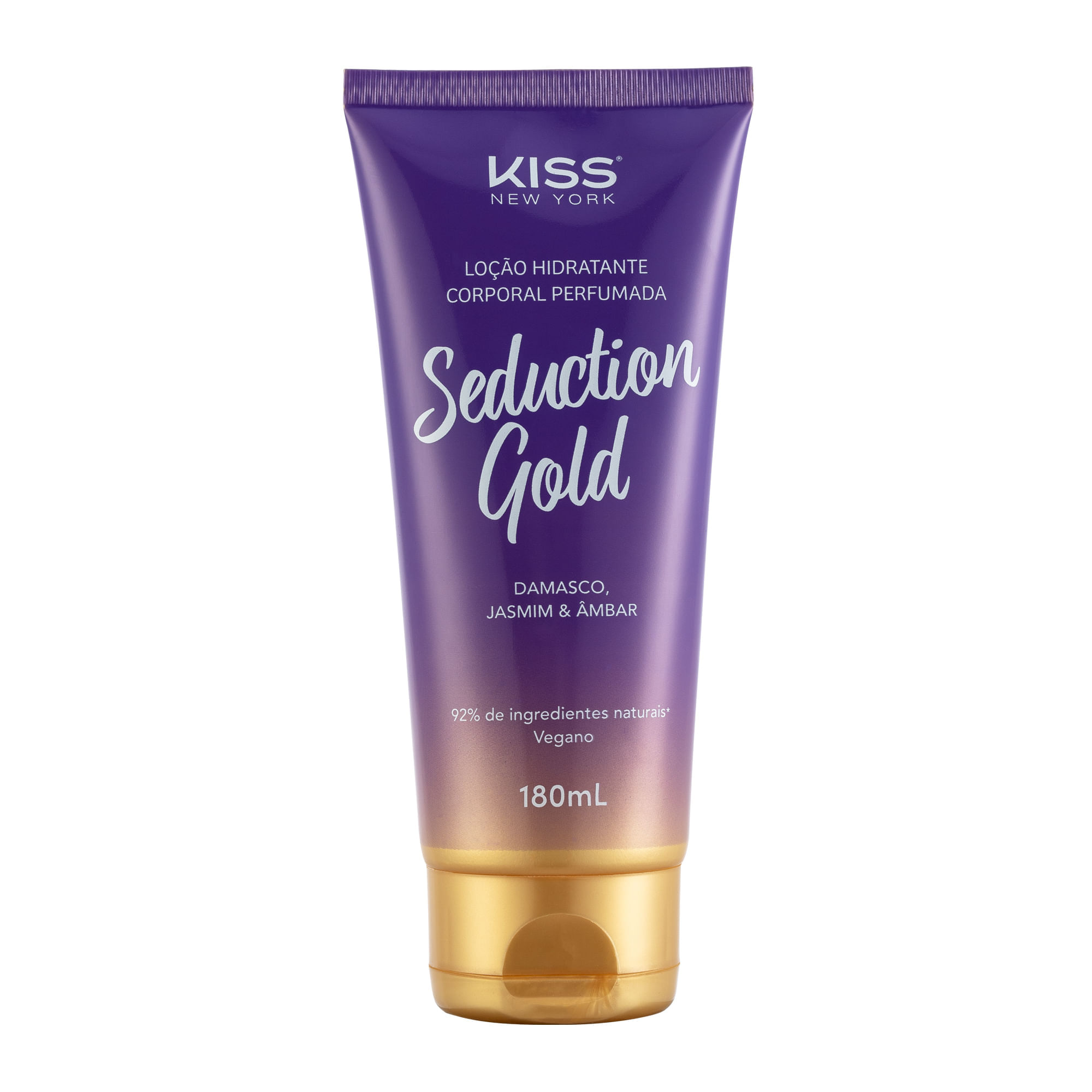 Loção Corporal Seduction Gold  Kiss New York