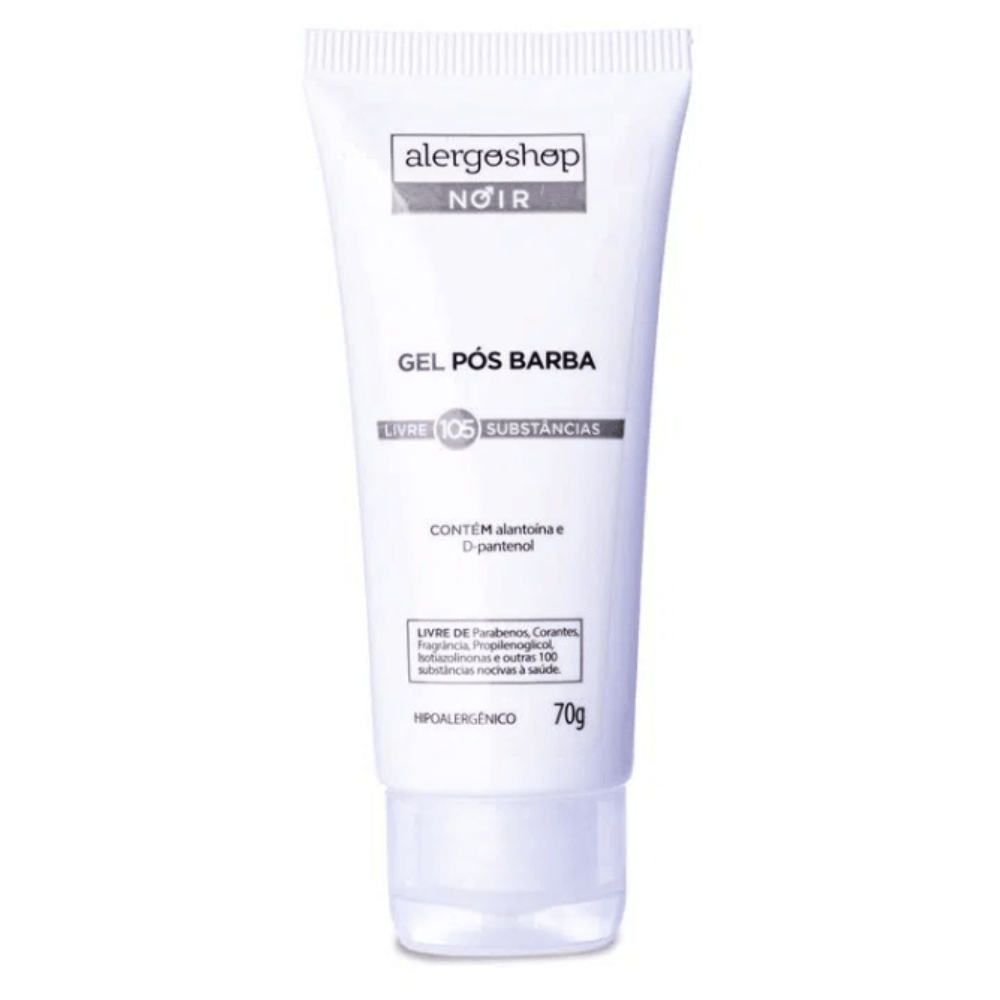 Gel pós Barba Hipoalergênico Noir 70g - Kit 2 un - Alergoshop