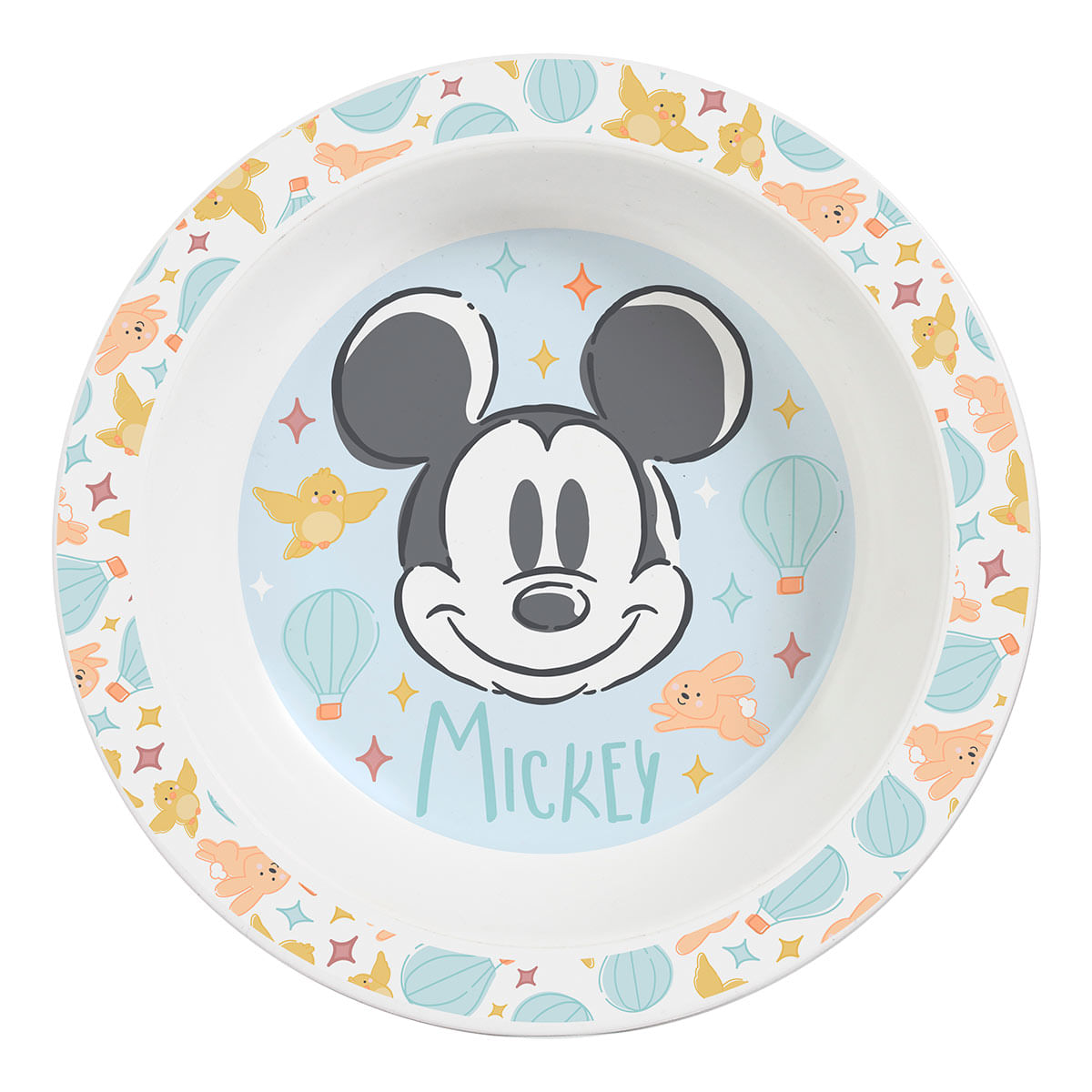 Prato Bowl Infantil Temático Menino 450ml Mickey Disney