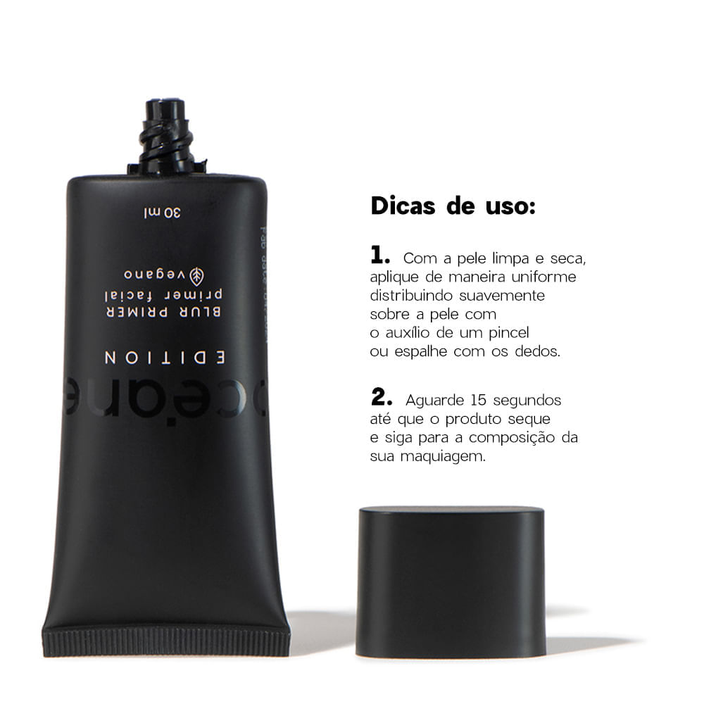 Kit Primer Facial + Pó Compacto Translúcido Océane Edition (2 Produtos)