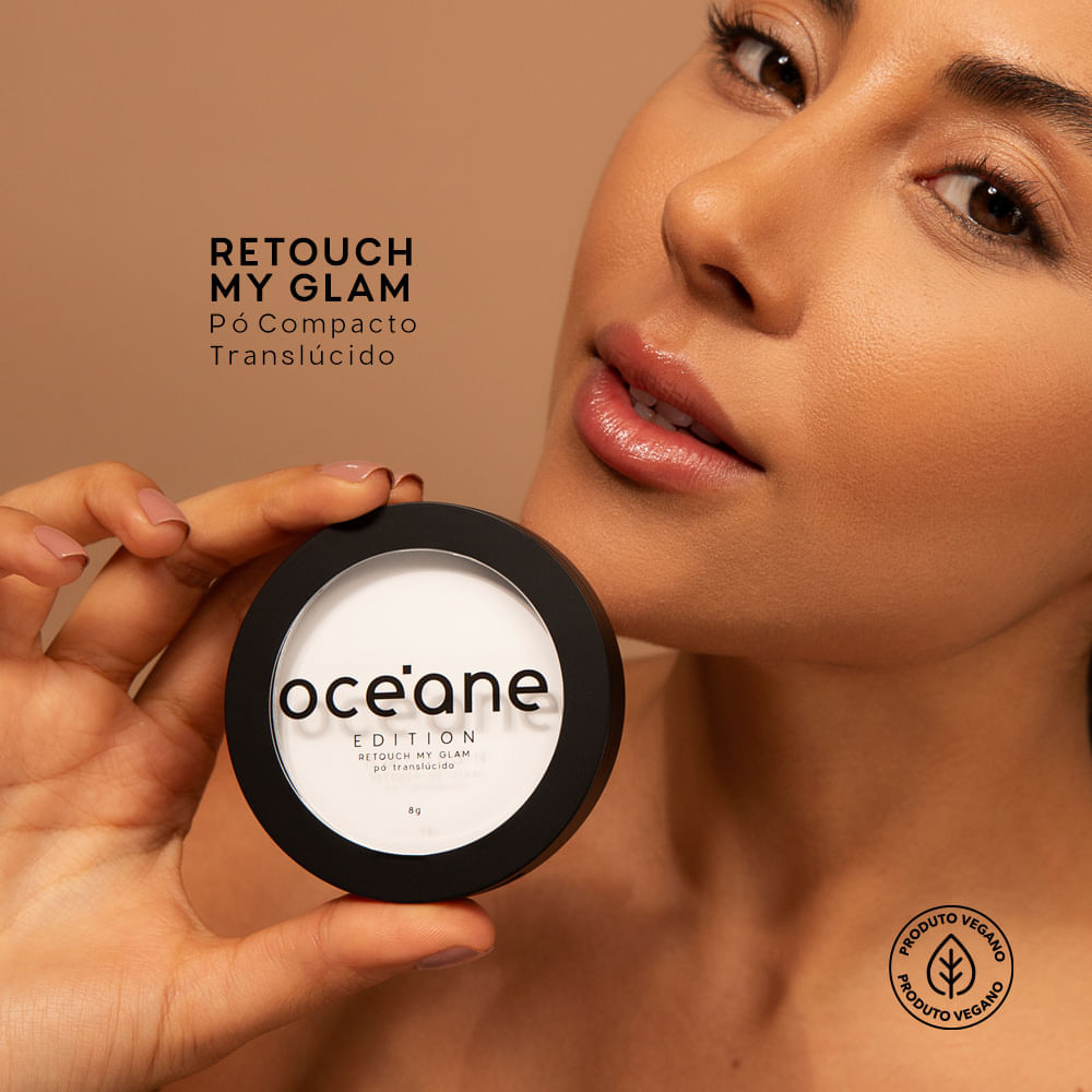 Kit Primer Facial + Pó Compacto Translúcido Océane Edition (2 Produtos)