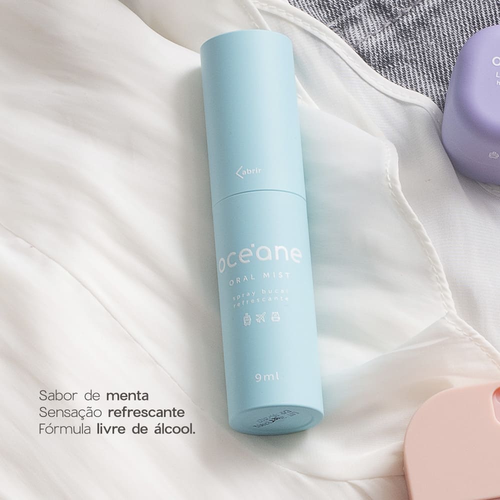 Kit Spray Bucal de Menta com Refil Travel (2 Produtos)