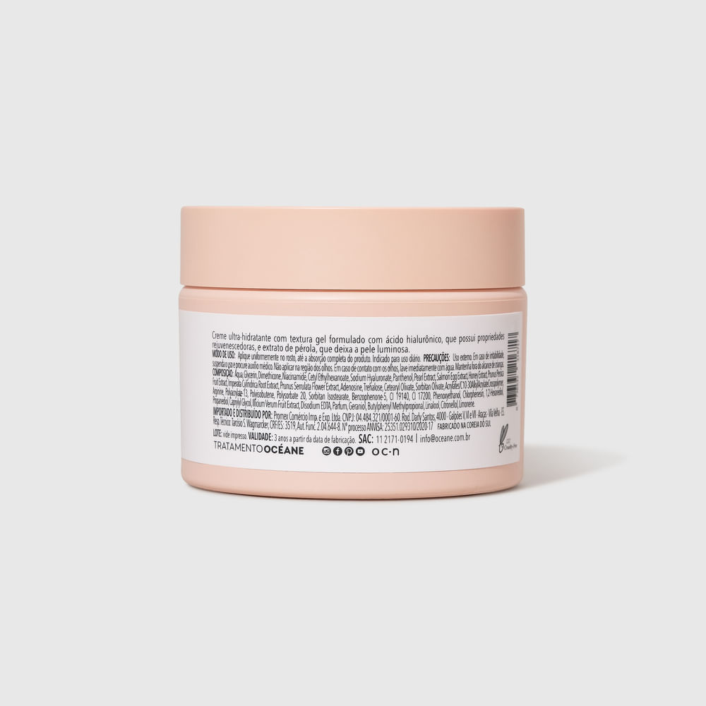 Kit Gel Hidratante Facial com Extrato de Pérola (2 Produtos)