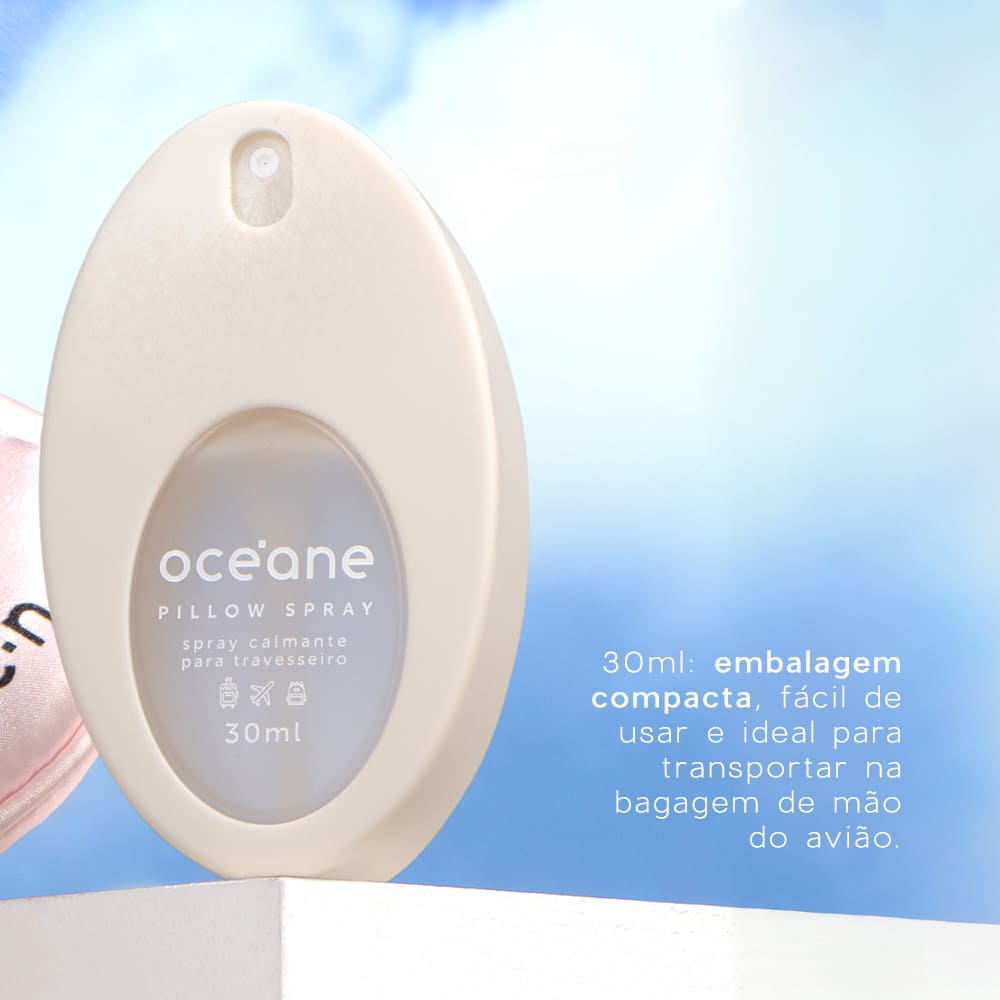 Spray para Travesseiro com Óleo de Jasmim  Travel Pillow Spray 30ml