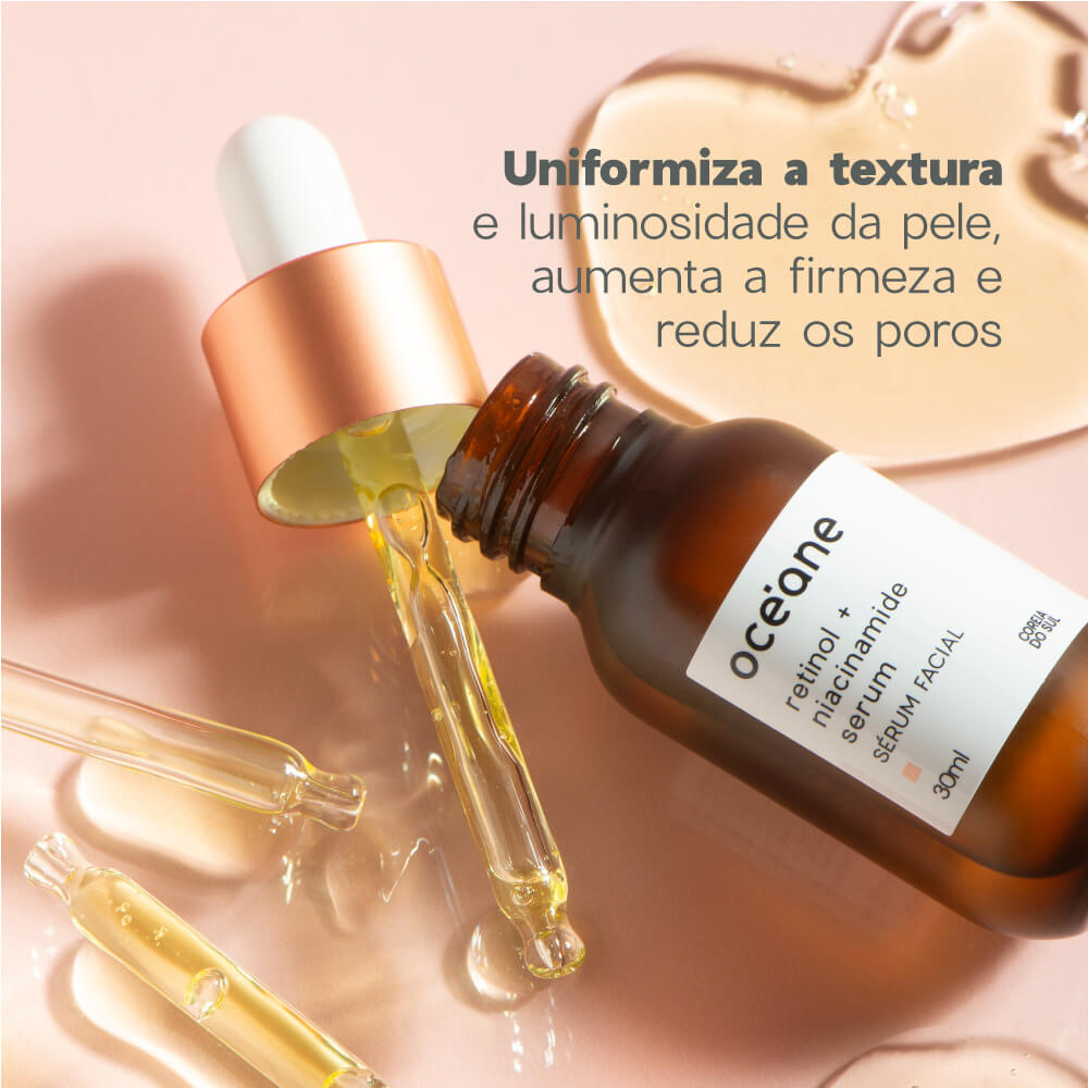 Kit Sérum Facial de Retinol e Niacinamida (2 Produtos)