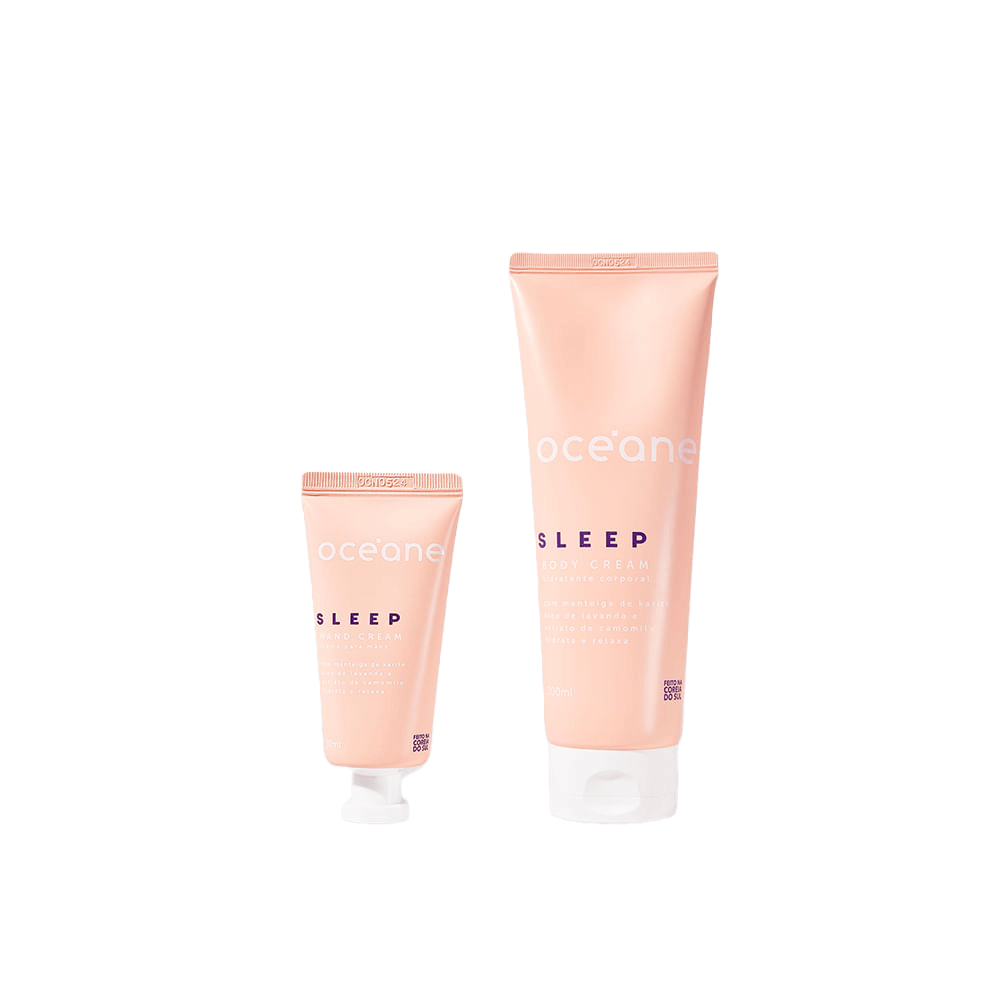 Kit Creme para As Mãos + Hidratante Corporal Sleep