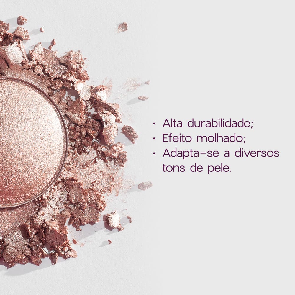 Iluminador Rosa  Just Glow Bouquet Océane Purple 6,5g