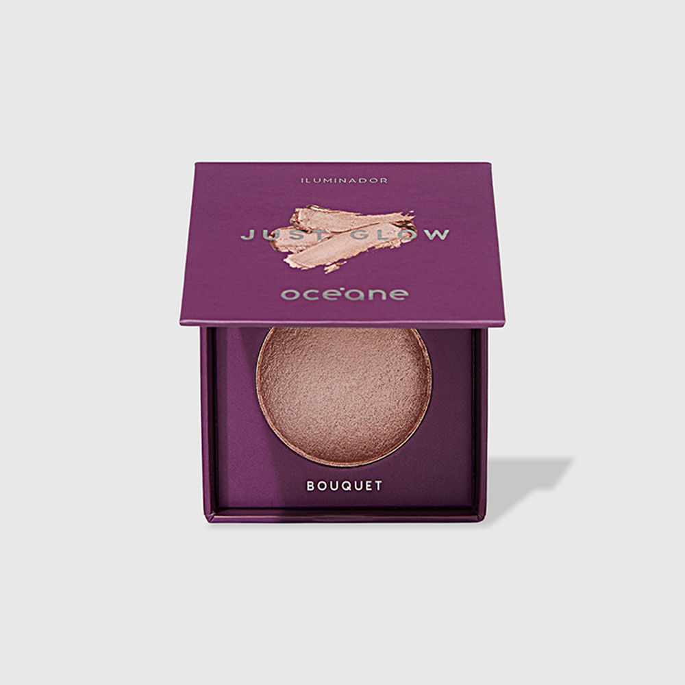 Iluminador Rosa  Just Glow Bouquet Océane Purple 6,5g