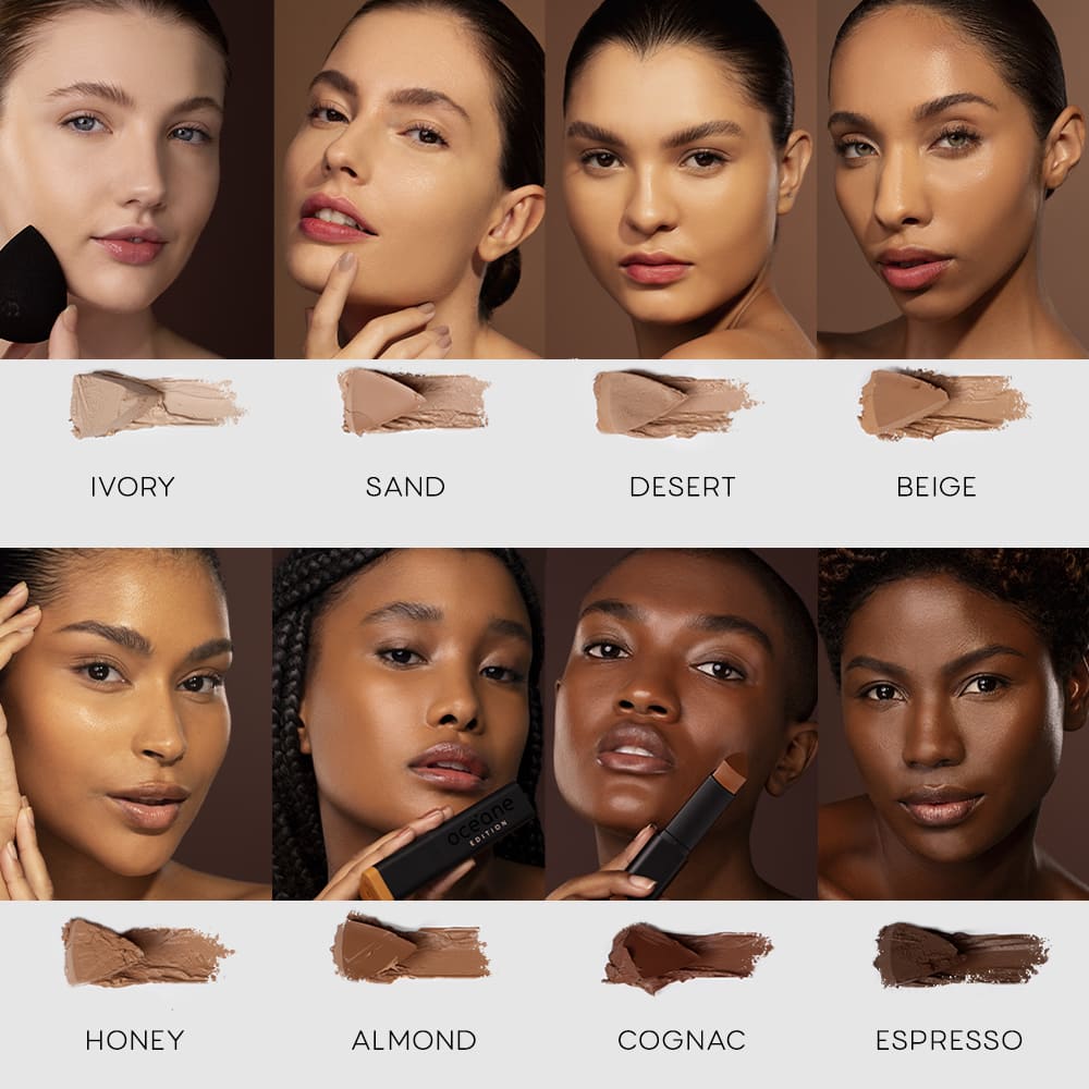 Base em Bastão Média SemiMatte Foundation Stick Océane Edition 8g Cor Honey