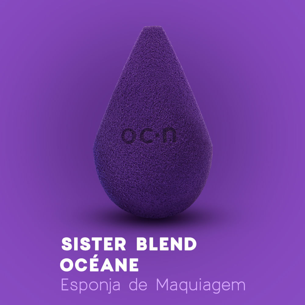 Esponja de Maquiagem Sister Blend Océane Roxa