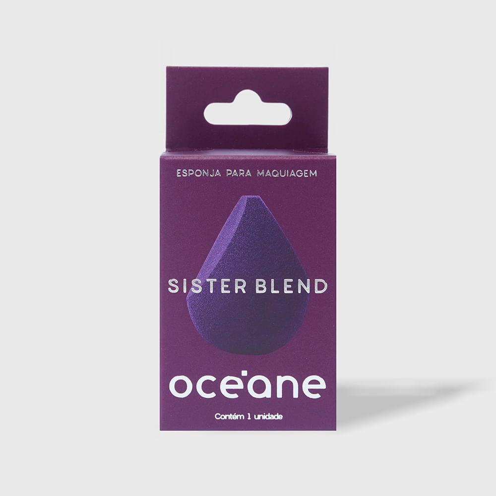 Esponja de Maquiagem Sister Blend Océane Roxa