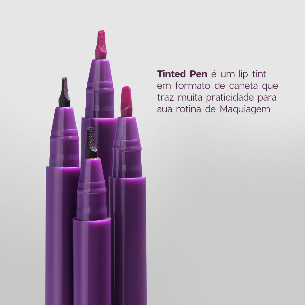 Caneta Batom Rose  Tinted Pen Rose My Lips Océane Purple 1,2ml