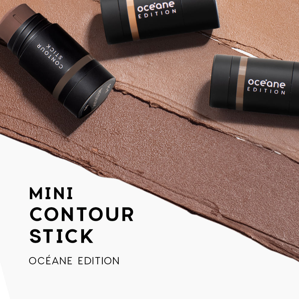 Mini Contorno em Bastão Marrom Médio Contour Stick Medium Océane Edition 6g