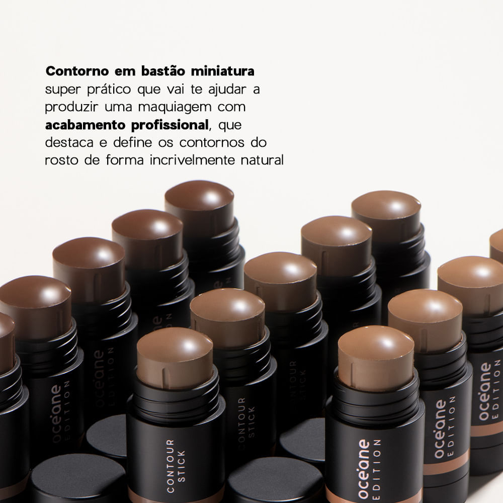 Mini Contorno em Bastão Marrom Médio Contour Stick Medium Océane Edition 6g