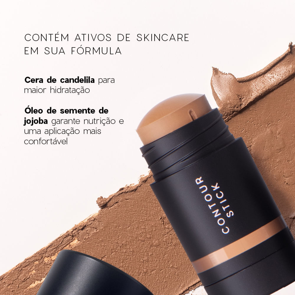 Mini Contorno em Bastão Marrom Médio Contour Stick Medium Océane Edition 6g