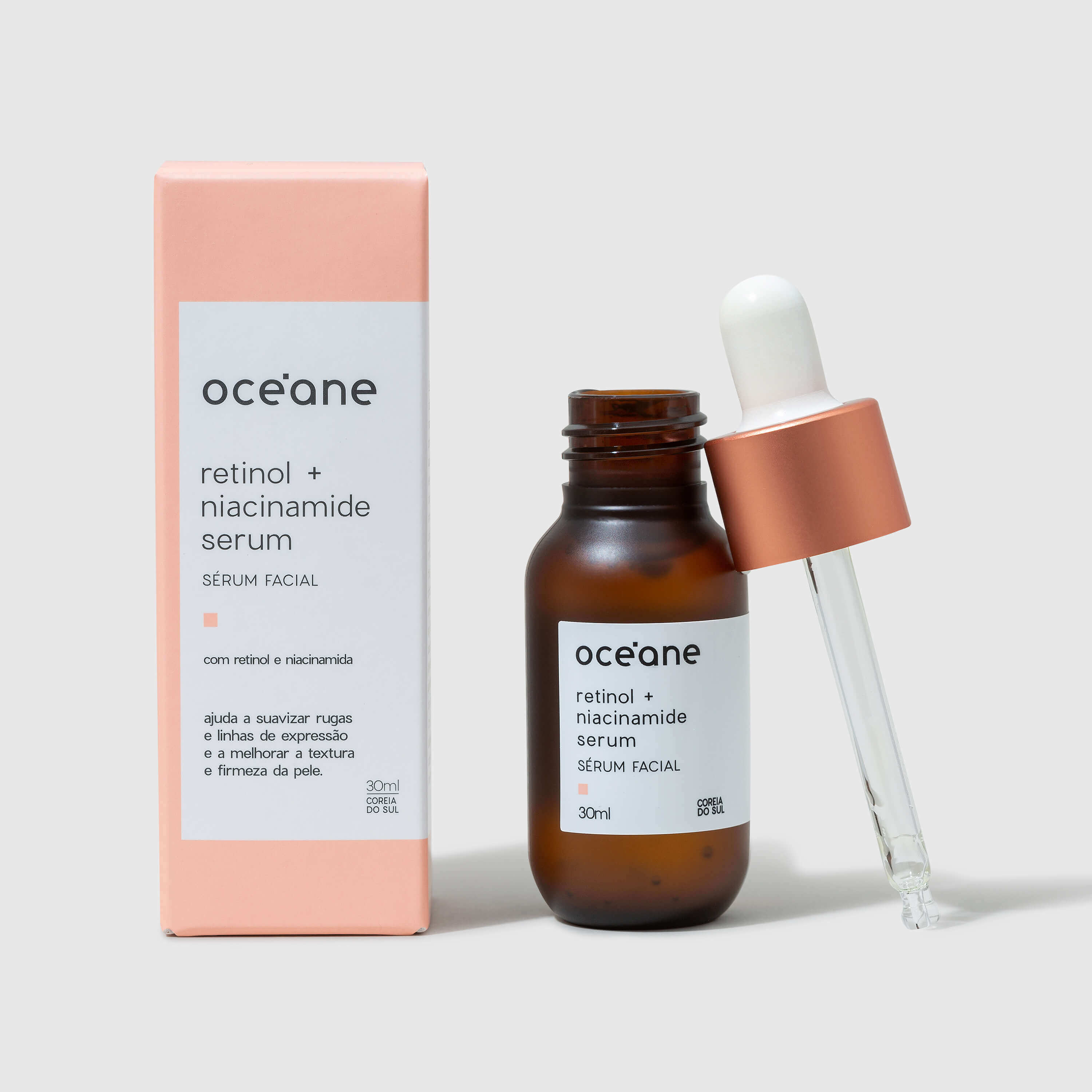 Kit Gel Hidratante Facial + Creme para Área Dos Olhos + Sérum de Retinol