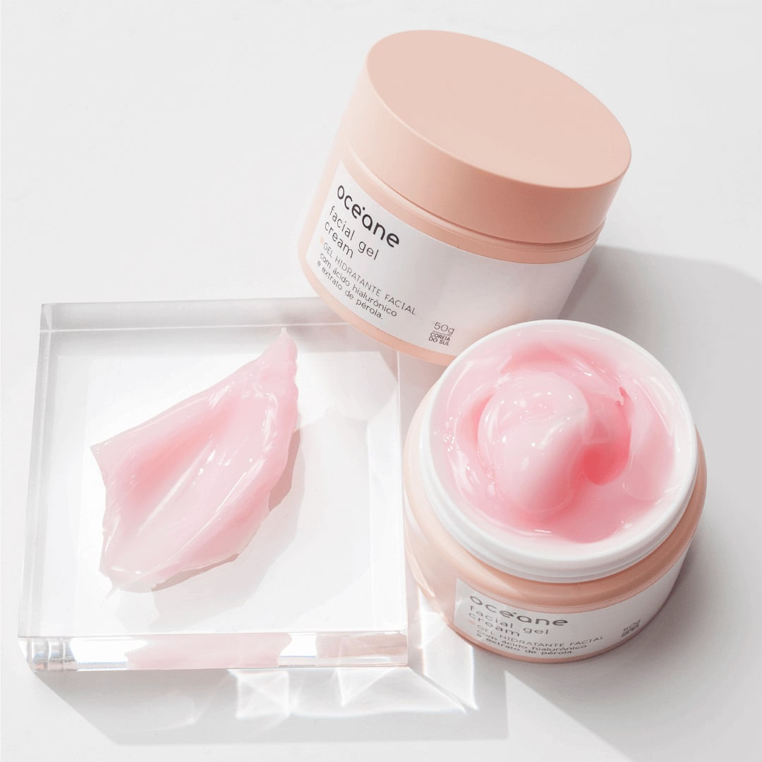 Kit Gel Hidratante Facial + Creme para Área Dos Olhos + Sérum de Retinol