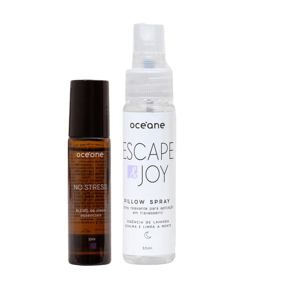 Kit Spray Relaxante Para Travesseiro Blend De Óleos