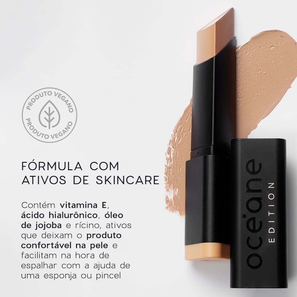 Base em Bastão Média SemiMatte Foundation Stick Océane Edition 8g Cor Desert