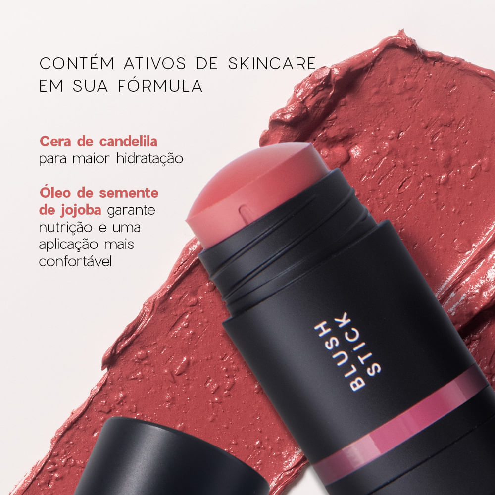 Mini Blush em Bastão Blush Stick Pink Océane Edition 6g Cor Rosa