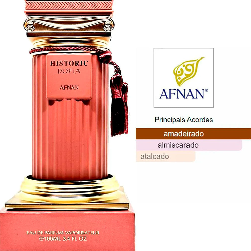Perfume Unissex Afnan Historic Doria 100ml