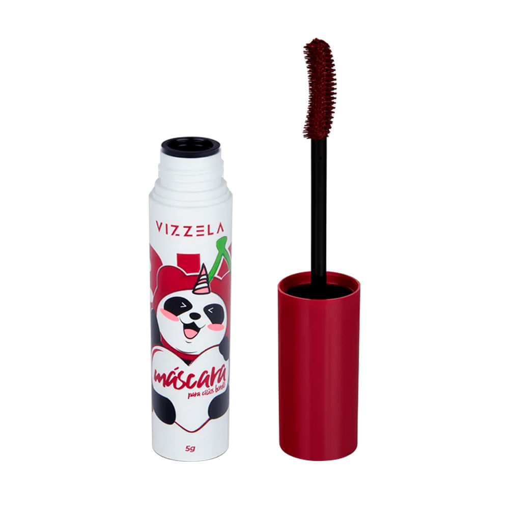 Máscara para Cílios Vizzela Big No Panda Cherry 5g