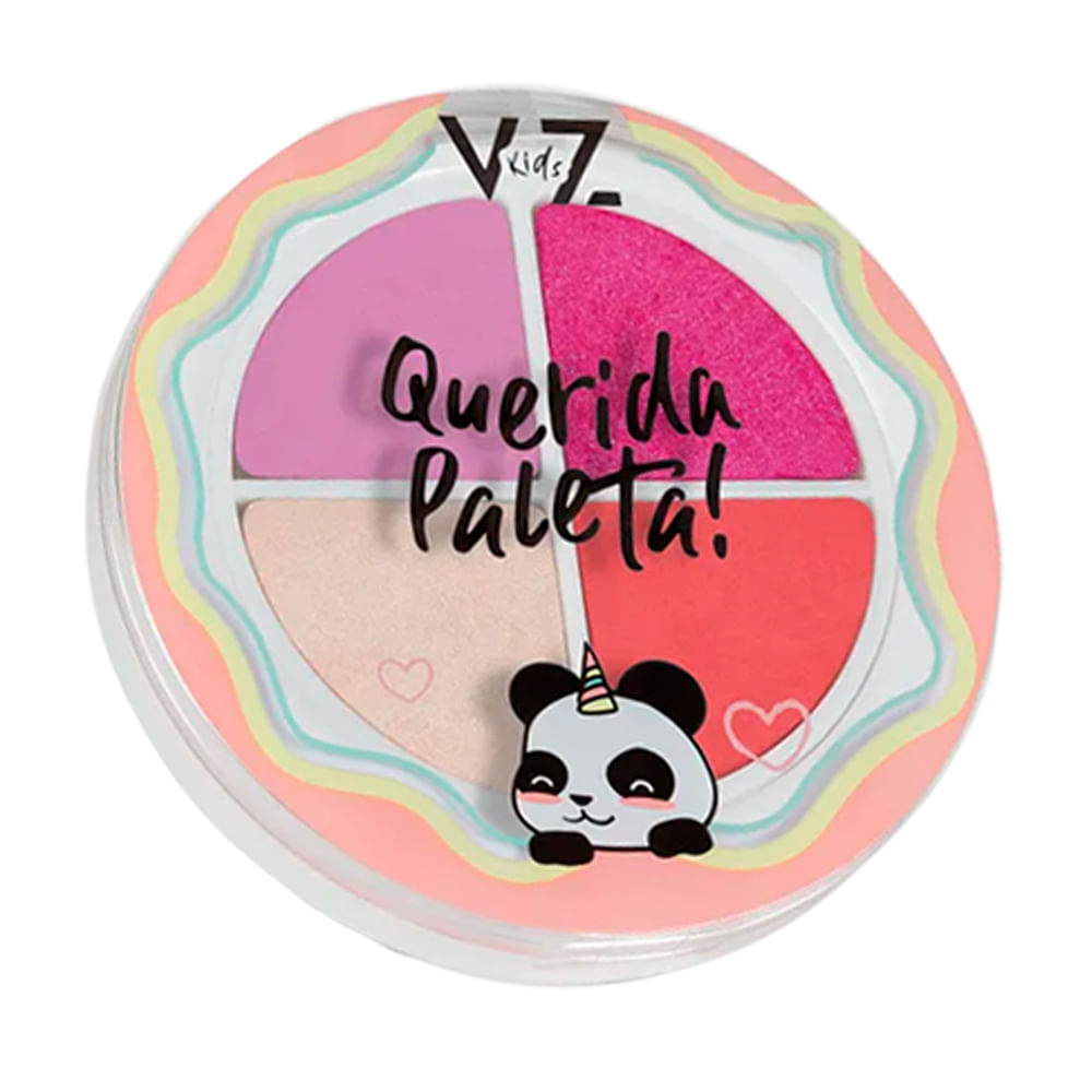 Paleta de Sombras Infantil Vizzela Querida Paleta 6g
