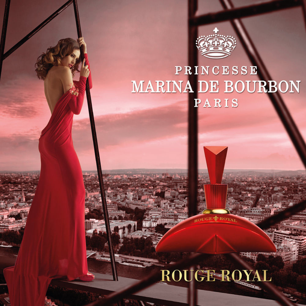 Kit Marina de Bourbon Rouge Royal Edp Perfume Feminino 100ml + Loção Corporal 100ml + Necessaire