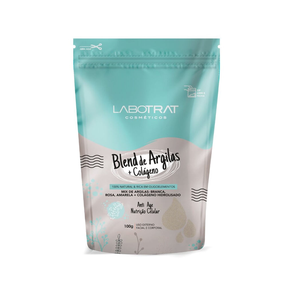 Blend De Argilas Com Colágeno Labotrat 100g