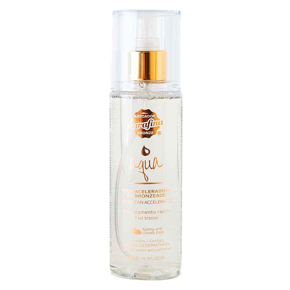 Água Aceleradora de Bronzeado Parafina Bronze Aqua 200ml