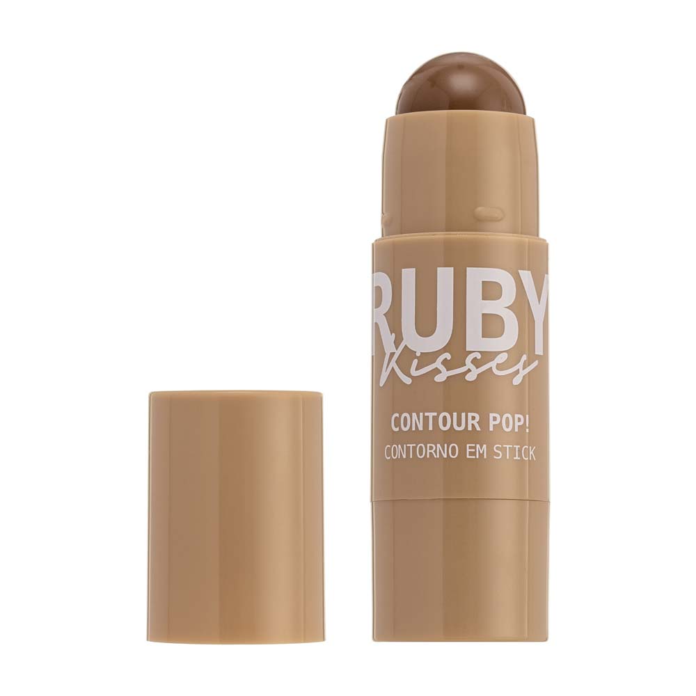 Contorno Facial em Stick Ruby Kisses Contour Pop Cor Frappé